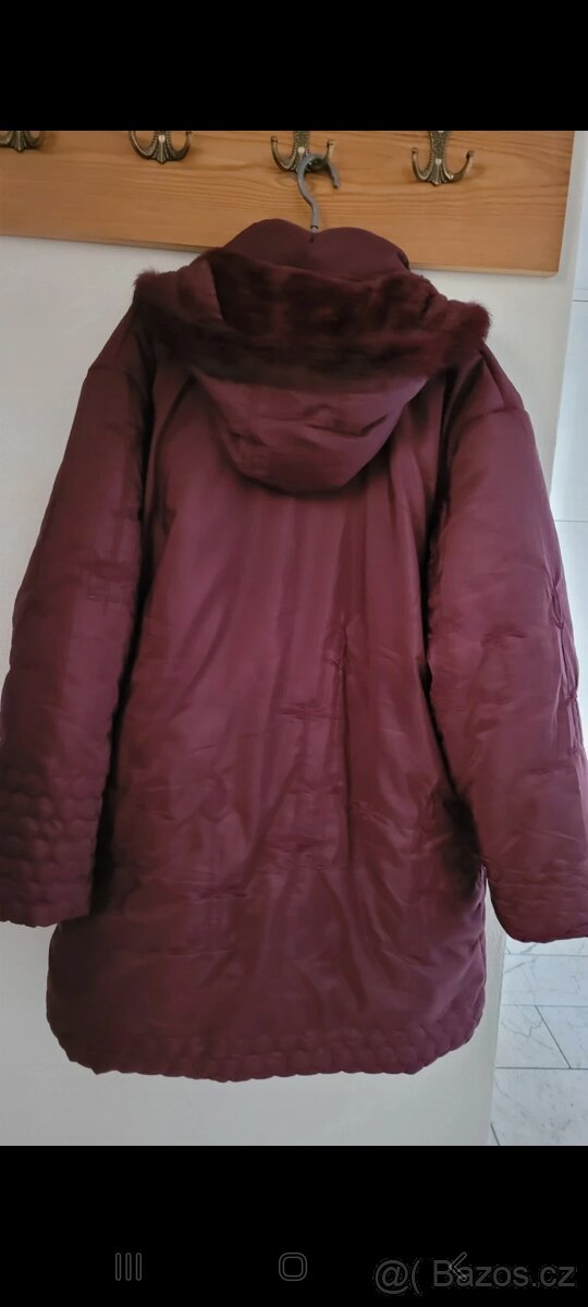 Italská zateplená dlouhá bunda Bocslia, velikost XXL-3xl - 2