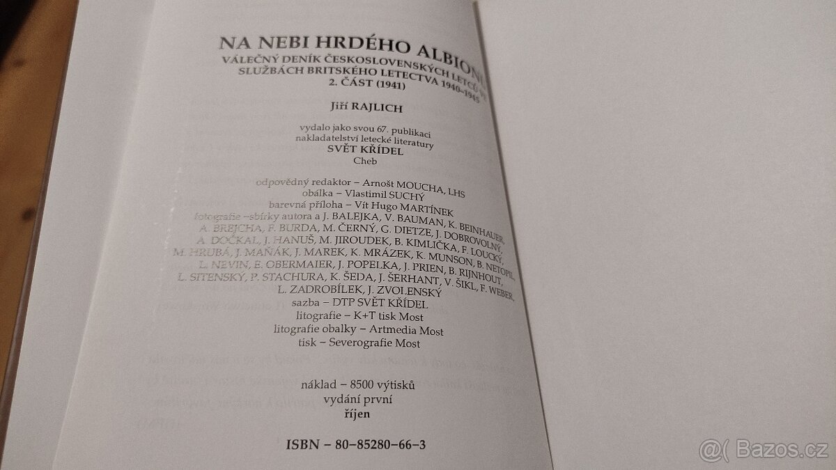 Na nebi hrdého Albionu 2.díl Jiří Rajlich - 2