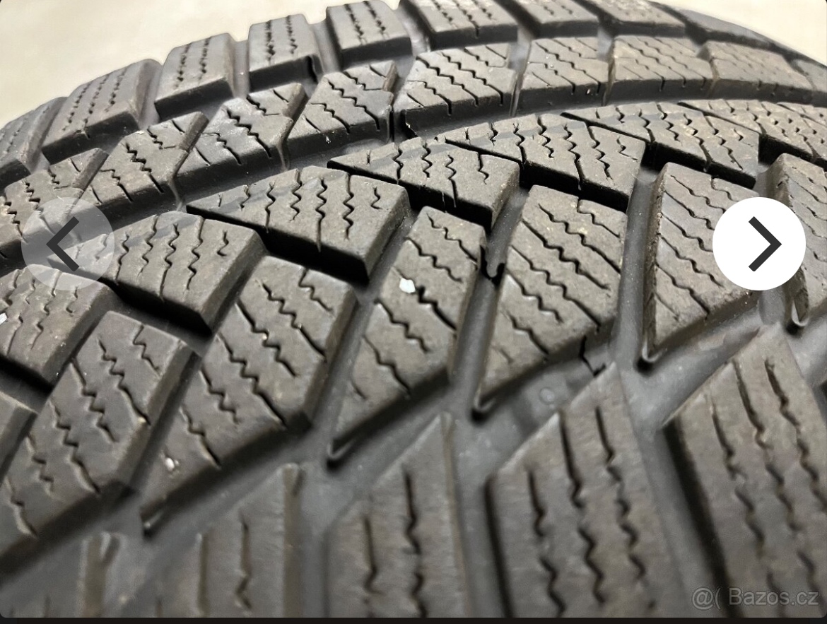 2x 225/45 R18 zimní pneu Continental - TOP - [22.10. 2 - 2