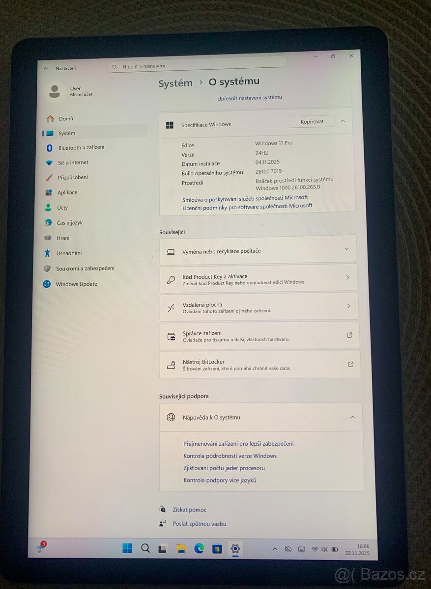 Tablet MICROSOFT SURFACE GO 3 – WIN 11 PRO/ 4GB RAM/ 64GB - 2