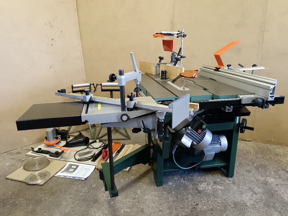 Kombinovaný stroj, pila, hoblovka, frézka, dlabačka - 2