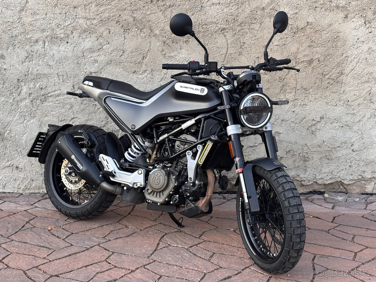 Husqvarna Svartpilen 125 2022, najeto 11000km - 2