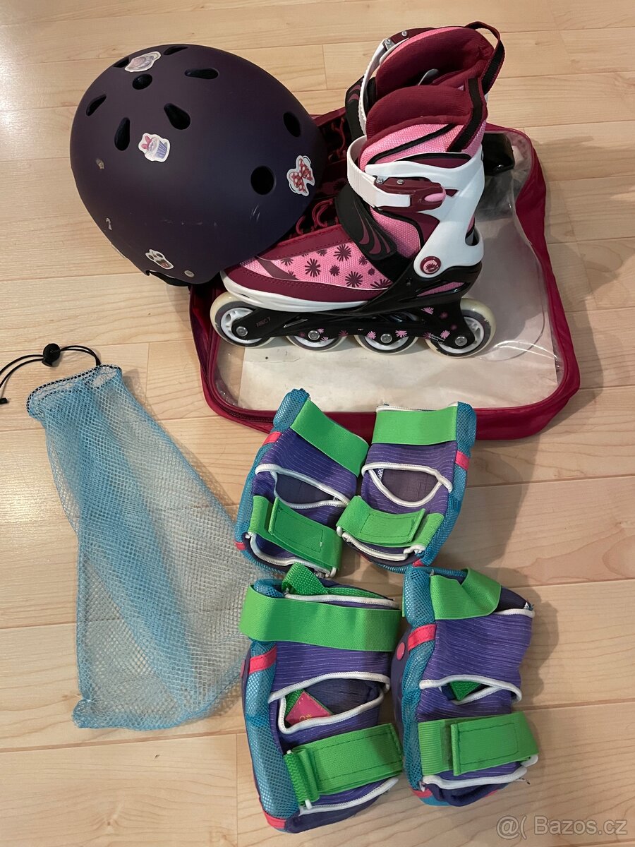 Dětské (dívčí) Inline brusle rostoucí (vel. 29 až 33) - 2