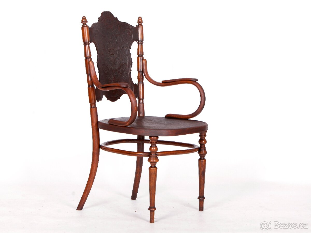 Starožitná sběratelská židle J&J Kohn 1880. - 2