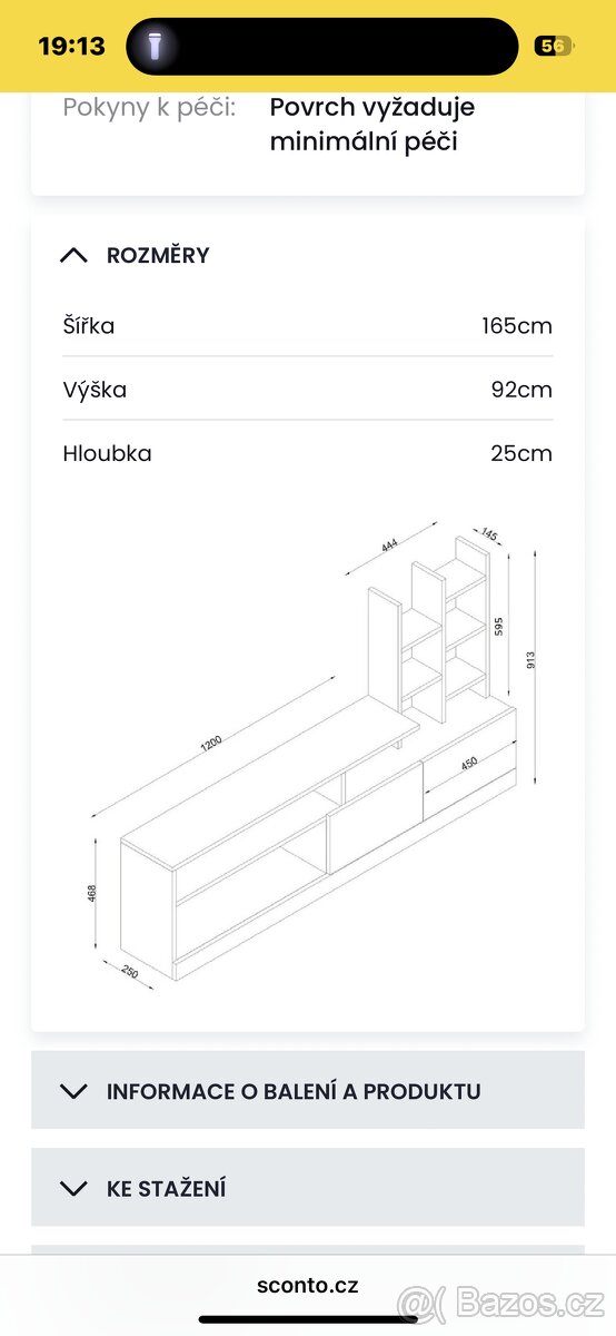Bílá obývací stěna - 2