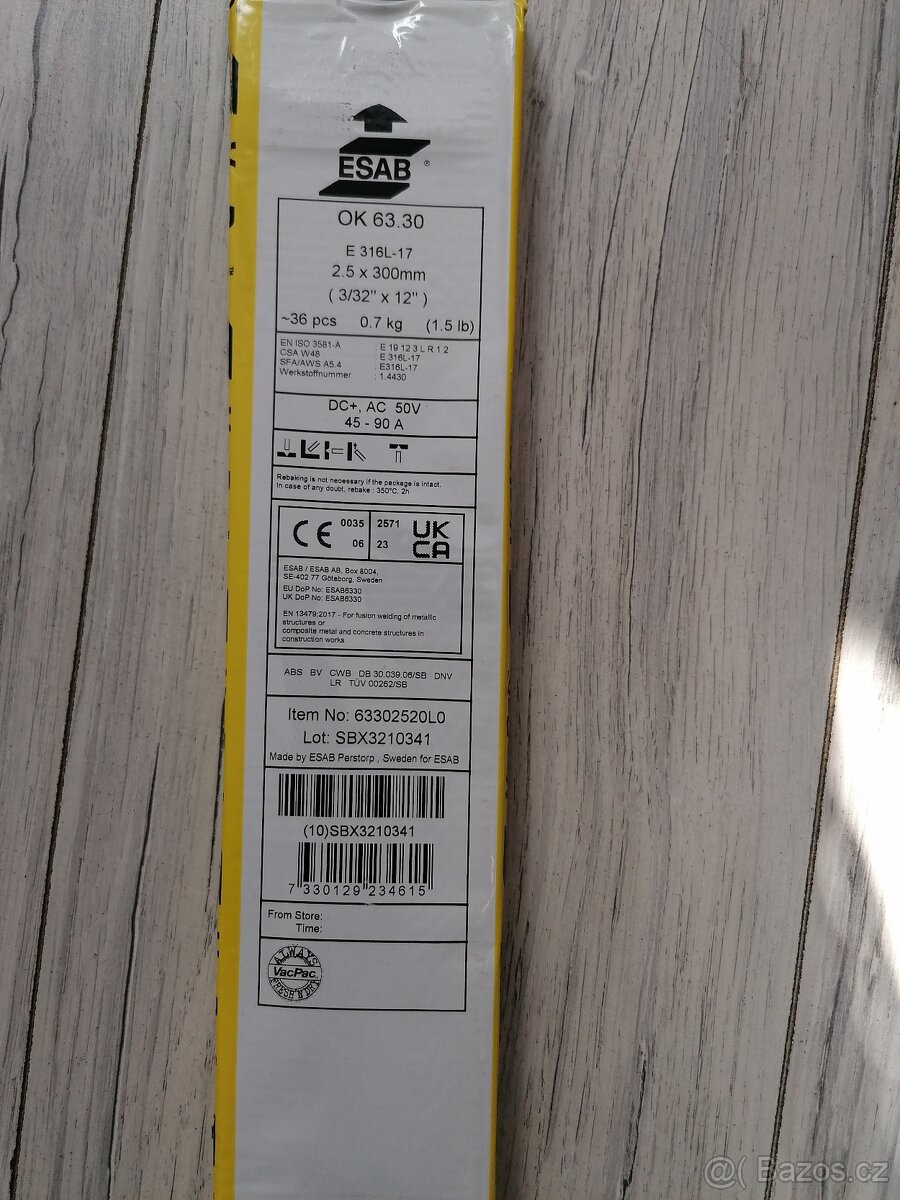 Svarovaci elektrody - 2