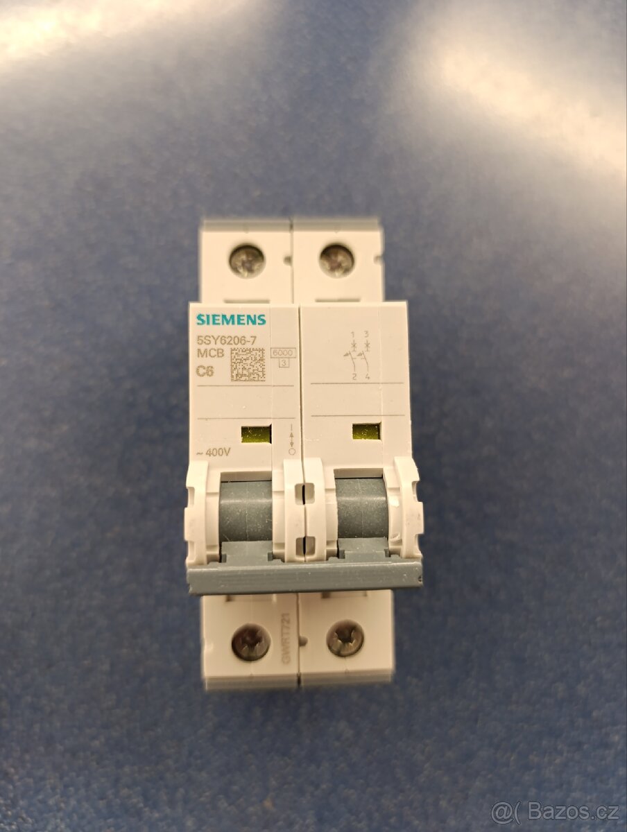 Elektrický jistič Siemens 5SY6206-7 - 2