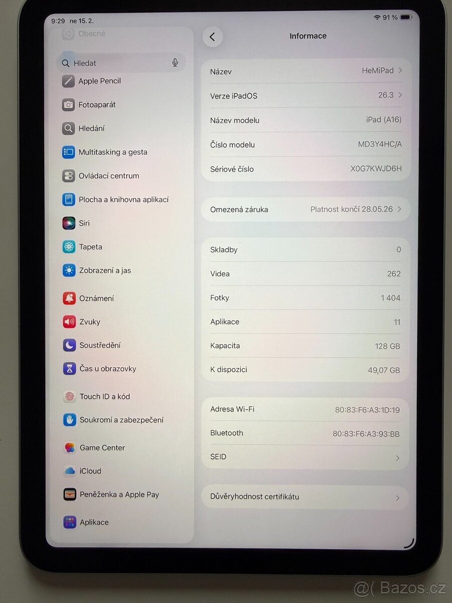 Apple iPad 11 (2025) A16 128GB - 2