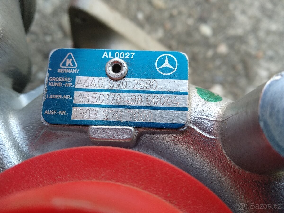 Turbo Mercedes 2,0 CDI - ORIGINÁL DÍL - 2