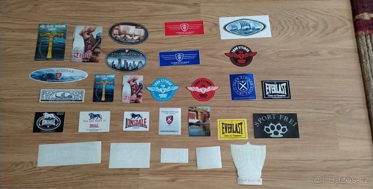 Unikátní konvolut samolepek - 2