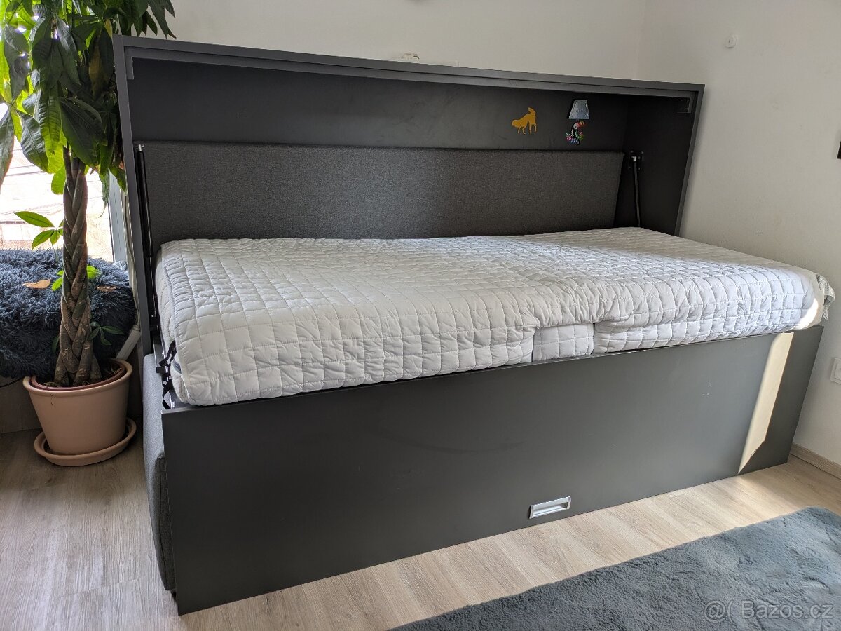 Sklápěcí postel s pohovkou - 2