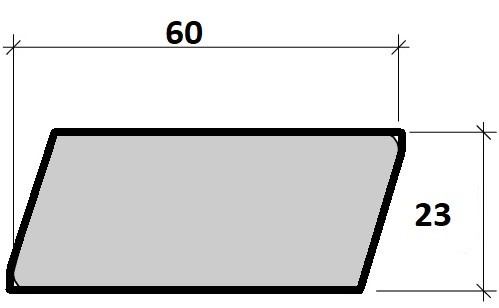 Fasádní profil - akát - 2