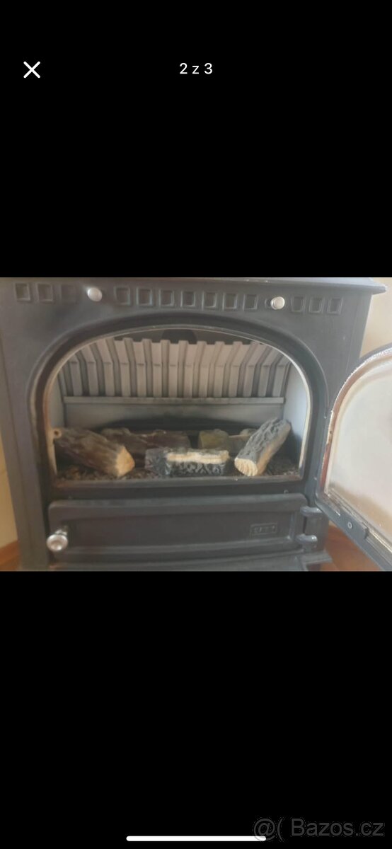 Plynová krbová kamna Karma Solitaire - 2