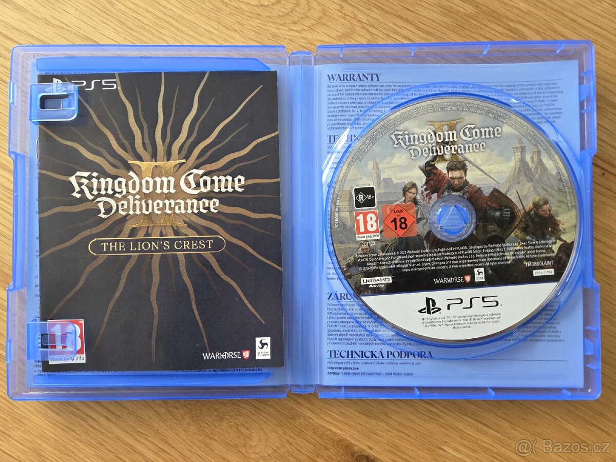 Prodám hru Kingdom Come Deliverence 2 na PS5 - 2