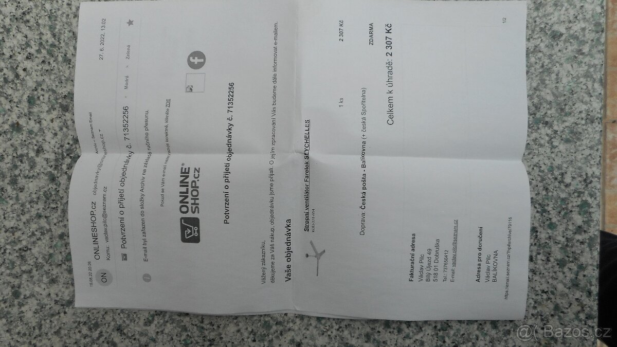 Stropní ventilátor - 2