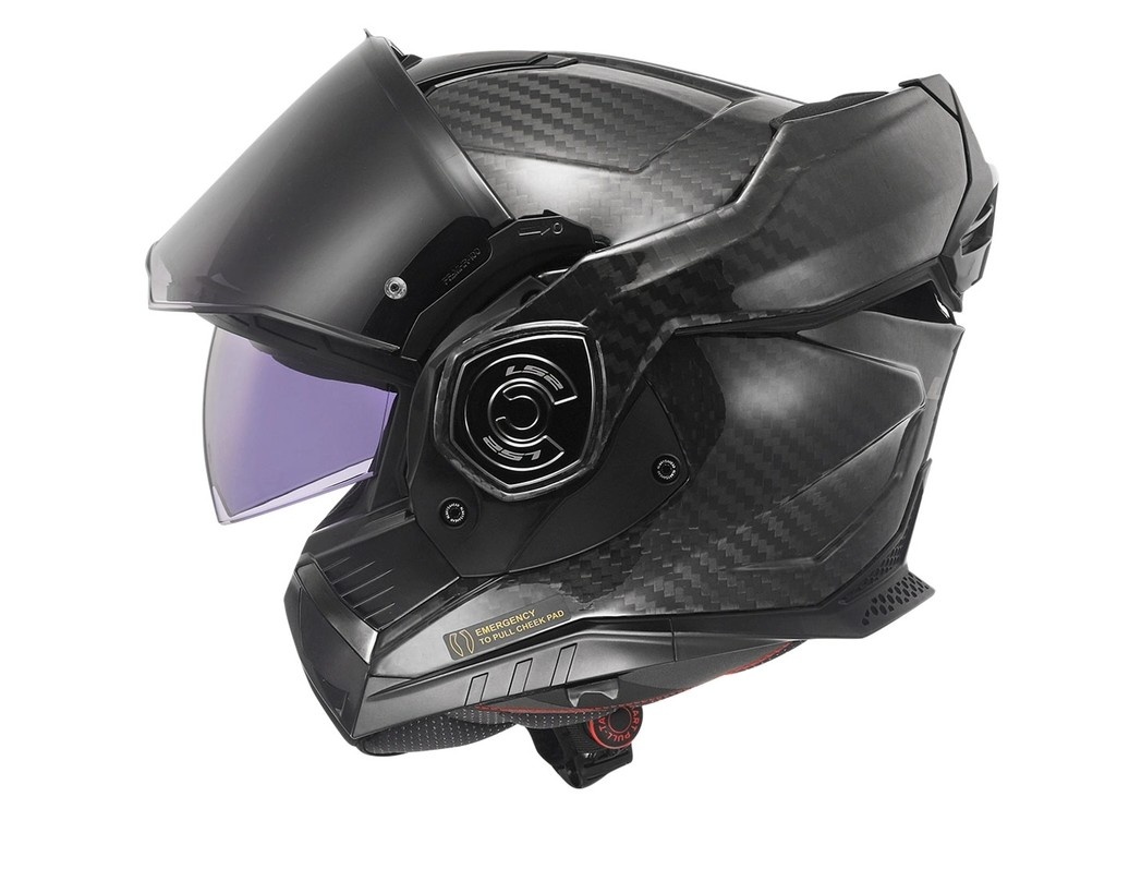 Překlápěcí přilba LS2 FF901 Advant X Solid Carbon - 2