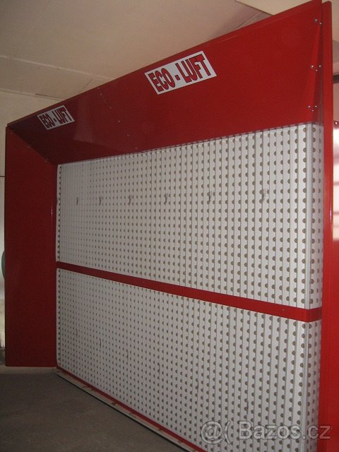 Odsávací stěna / lakovací box pro stříkání barev - 2