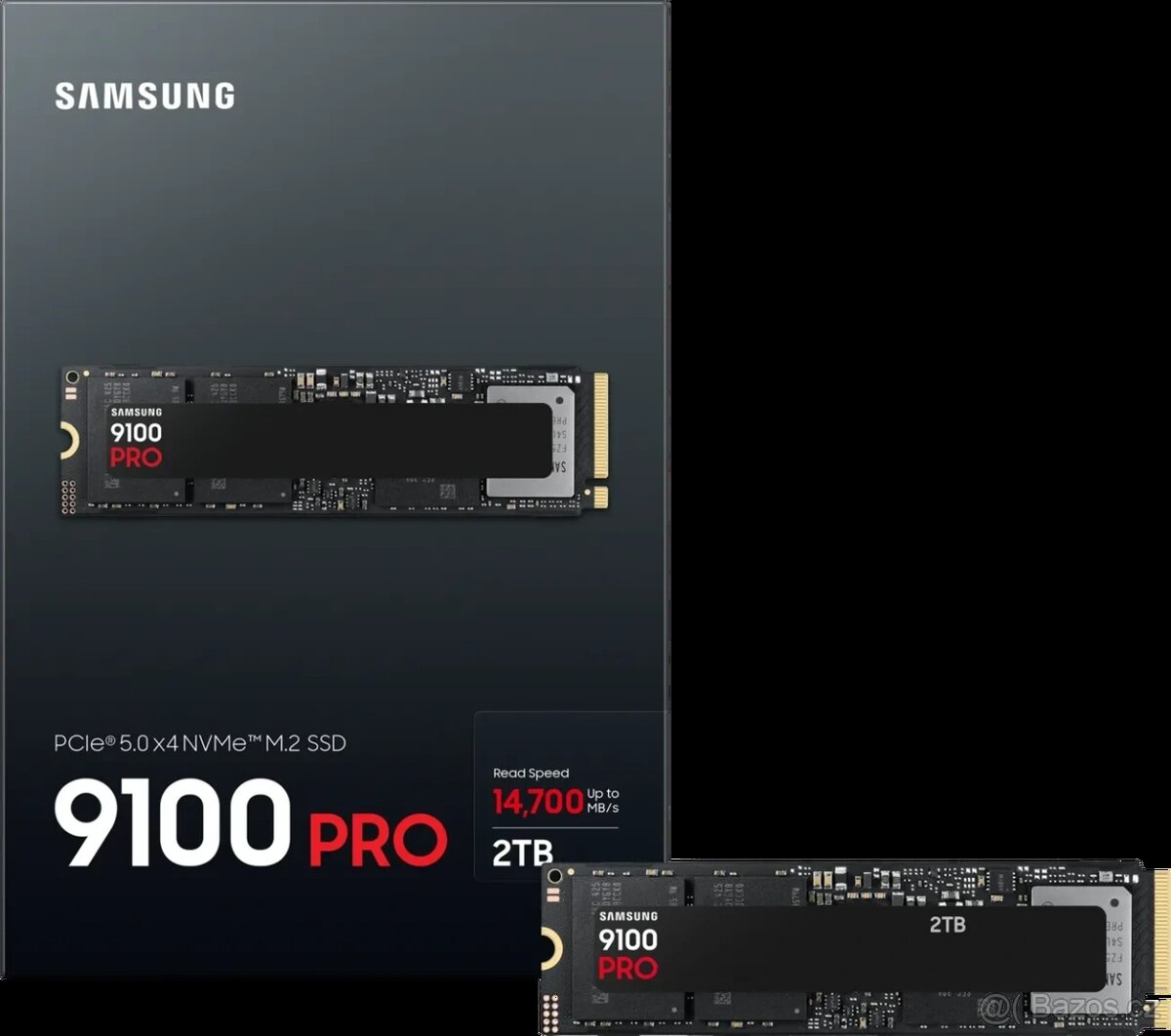 Prodám 1 ks Samsung 9100 PRO NVM M2 SSD 2TB - 2