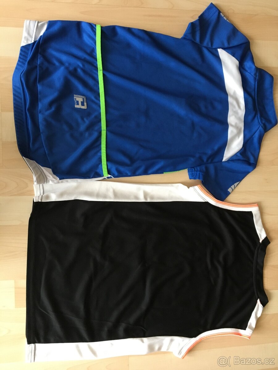 Cyklistický dres a funkční tílko, vel.146/152 - 2