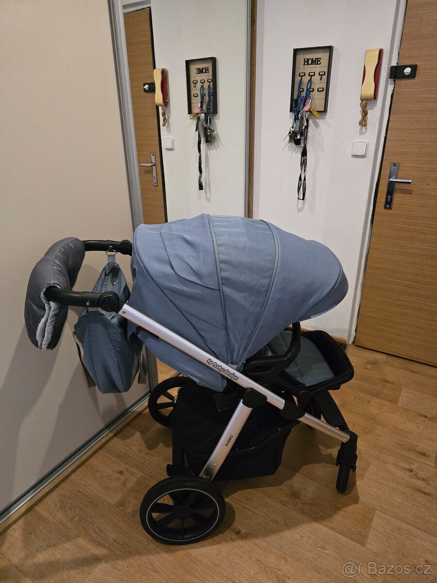 BABY DESIGN Kočárek kombinovaný Bueno 205 Tyrkys - 2