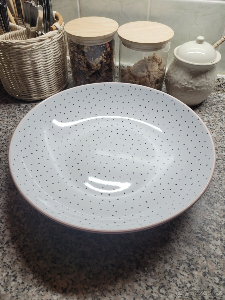 Růžová servírovací mísa STENTICKA zn. IKEA - 2