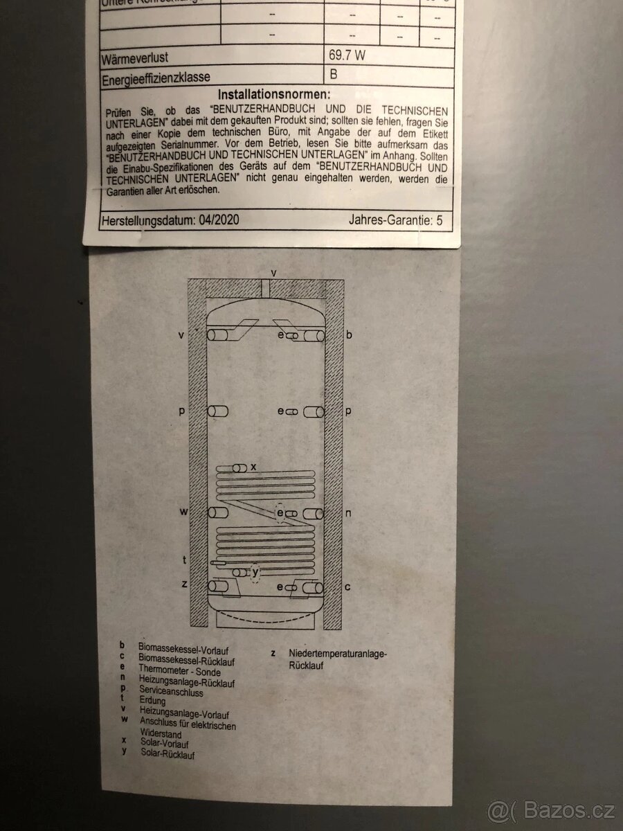 Akumulacni nadrz 500l solar Topeni Beroun - 2