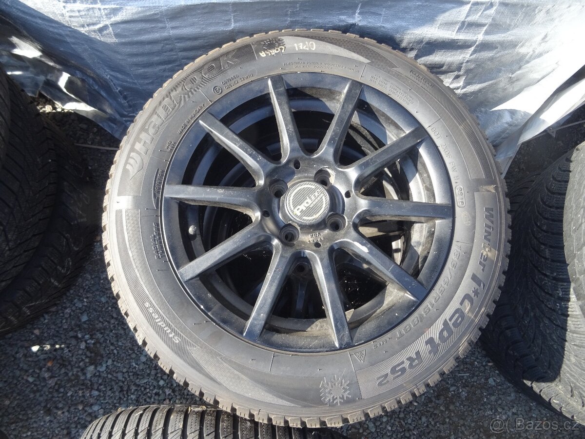 ALU KOLA - ZIMNÍ PNEU 185/65/15 - 2