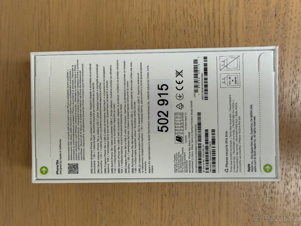 iPhone 16e 128GB - 2