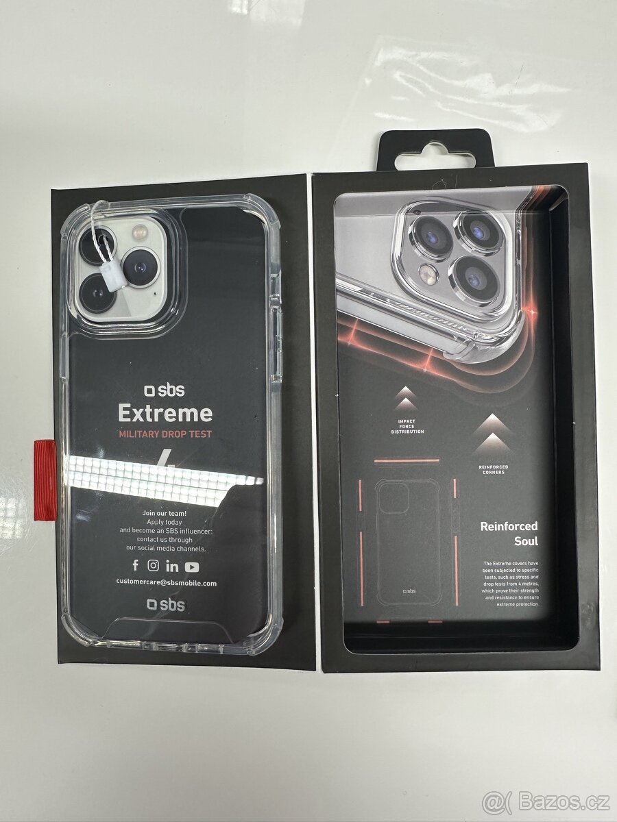 transparentní pouzdro extreme 4 pro iphone 14 pro max - 2