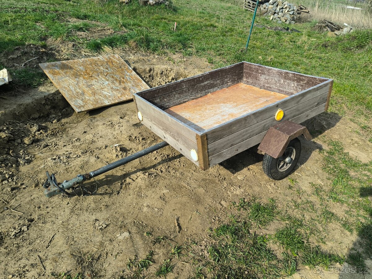 Přívěsný vozík za auto – 150 x 114 cm - 2