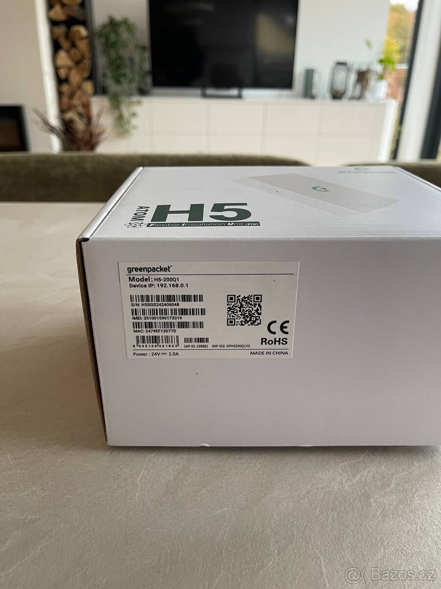 MODEM GreenPacket 5G CPE Atom H5-200Q1 (Půl roku používaný v - 2
