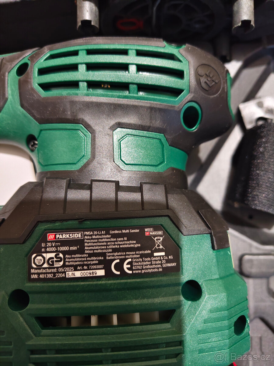 Aku bruska s výměnnými brusnými plochami - 2