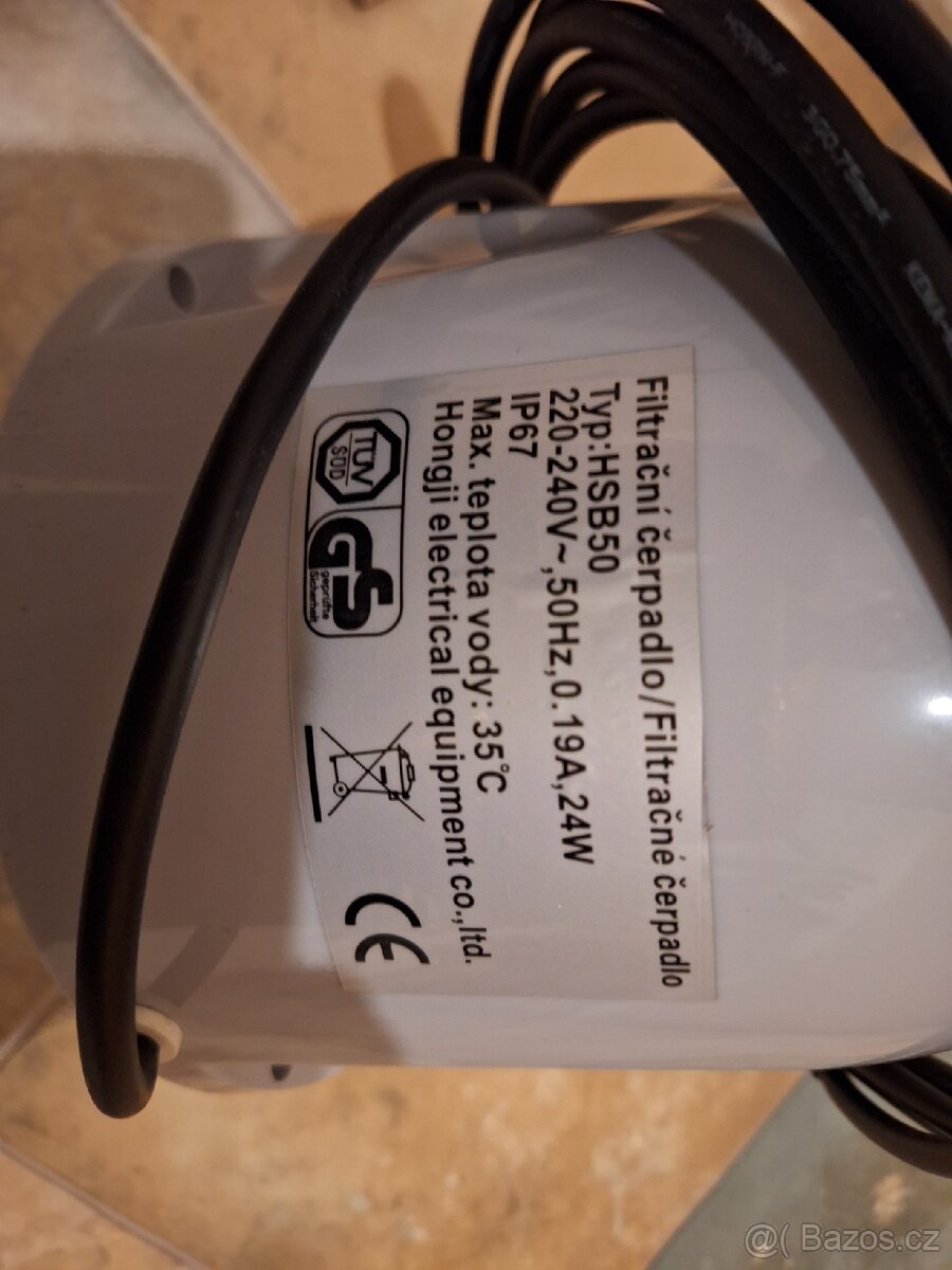 Bazénové filtrační čerpadlo HSB50 - NOVÉ - 2