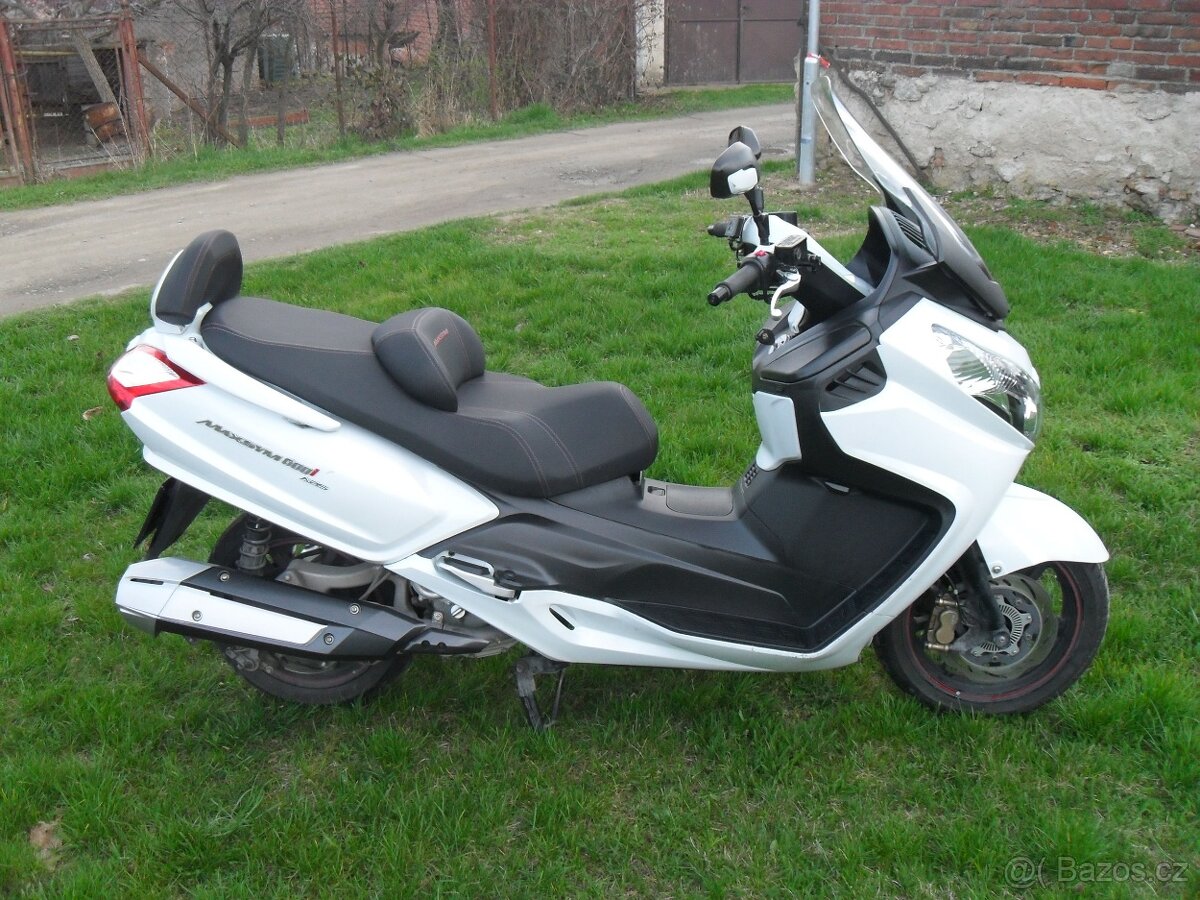 SYM MAXSYM 600,ABS,2015,LED DENNÍ SVÍCENÍ,2MAJITEL,CZ,2xKLÍČ - 2