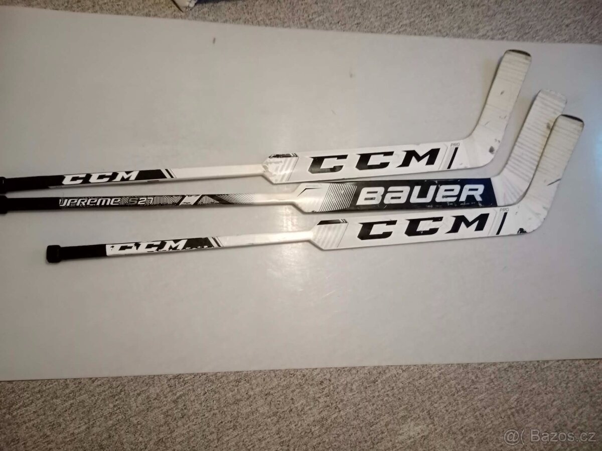Brankařské použité hokejky CCM Sr - 2