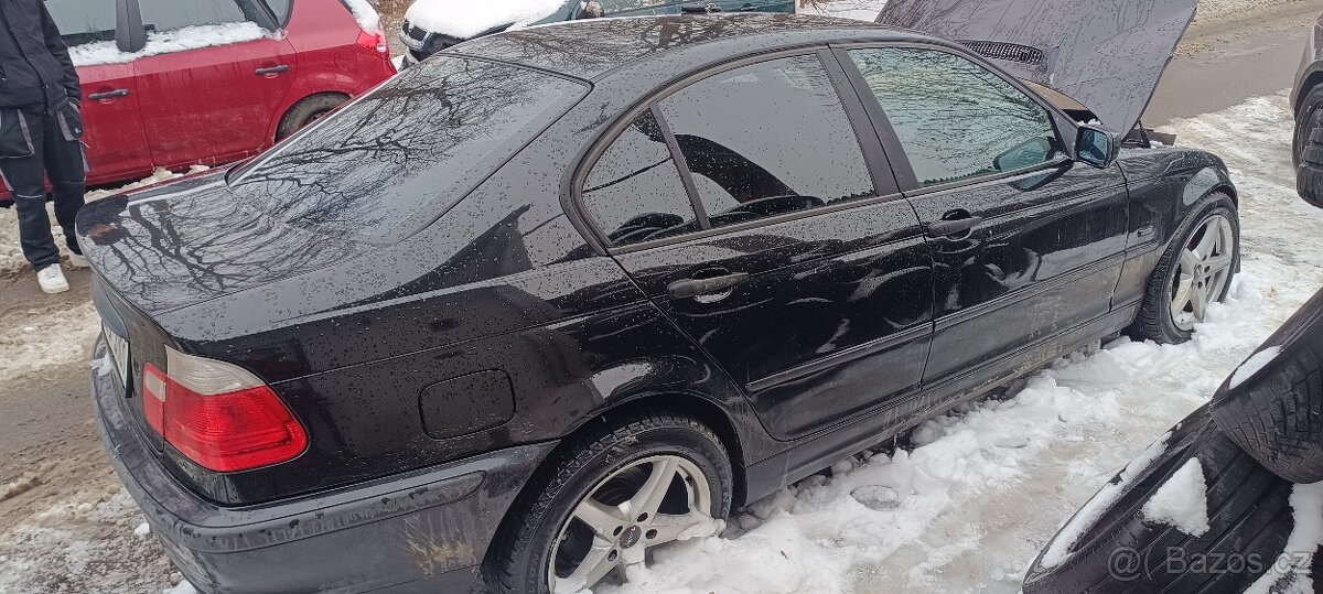 BMW E46 316i 1.9 benzín - PO NEHODĚ - motor OK - 2