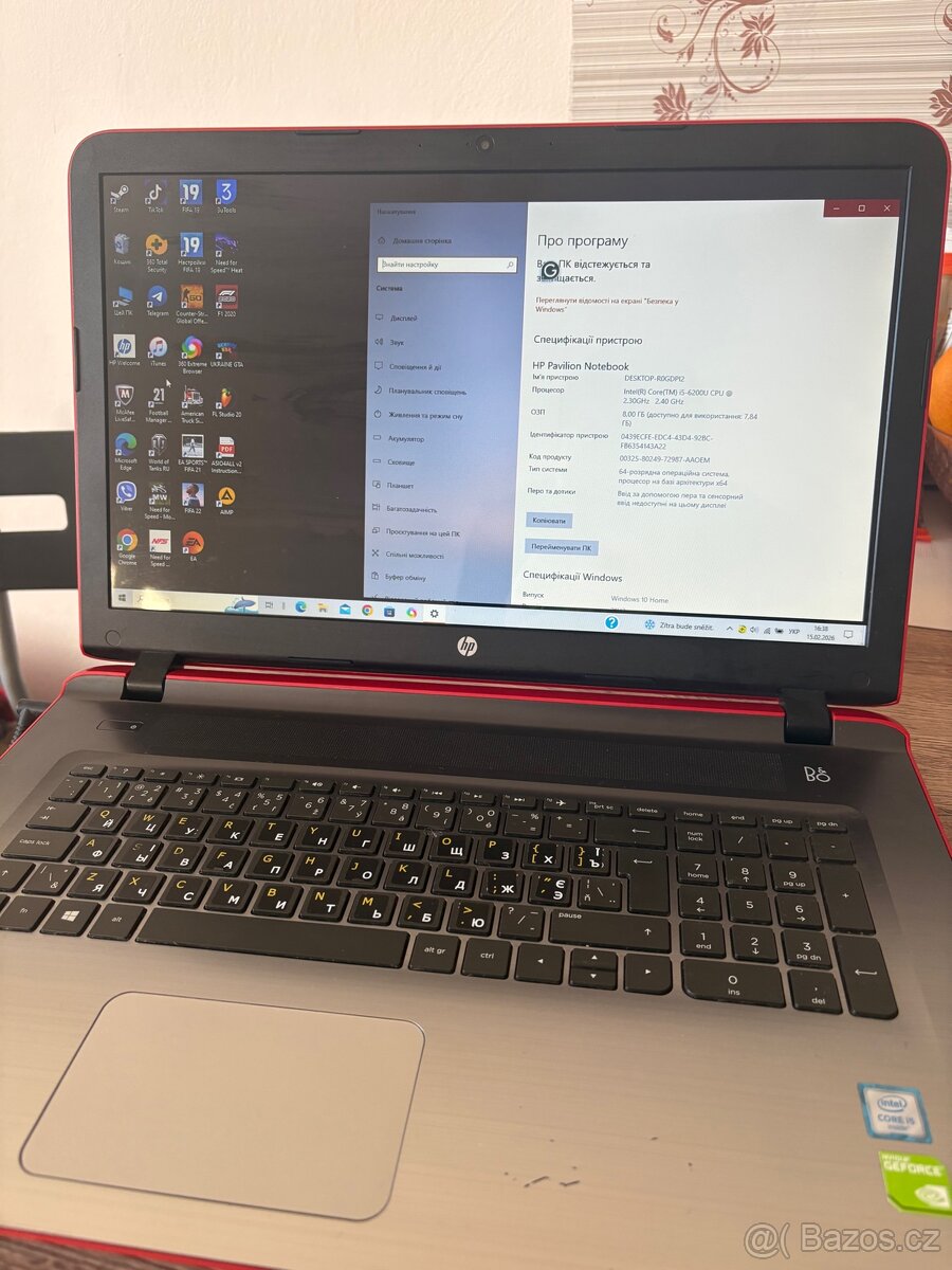 Notebook HP Pavilion – Intel Core i5, NVIDIA GeForce - 2