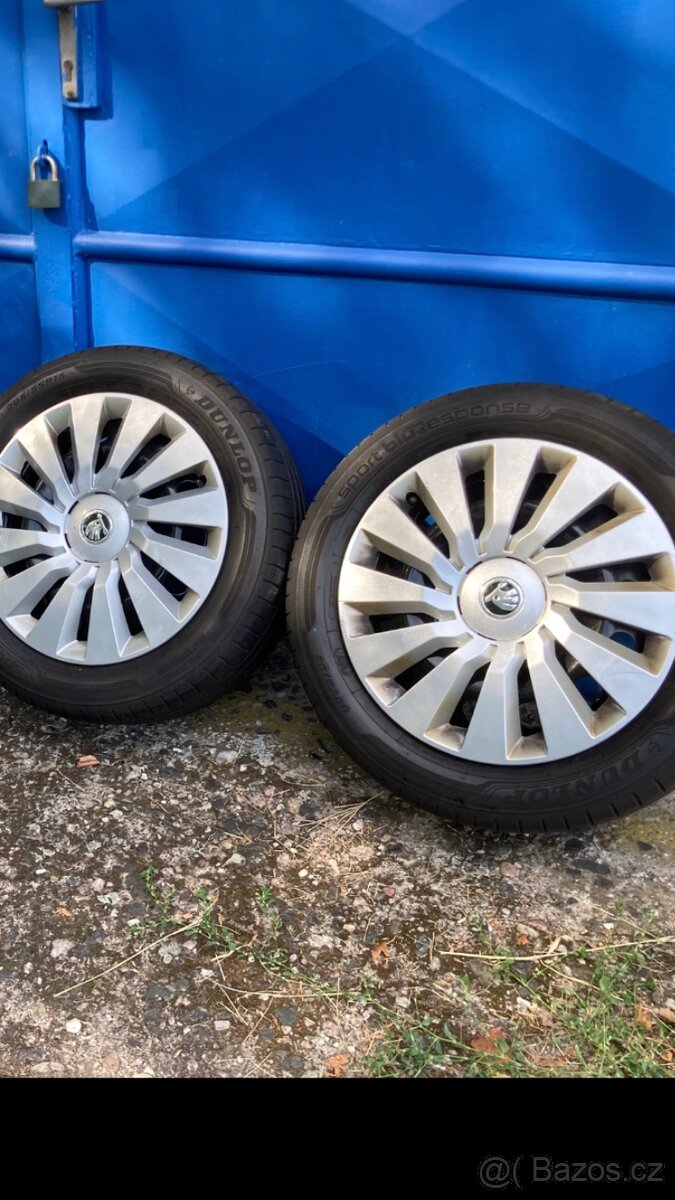 Obutá sada Dunlop 205/55/16 91V na diskách - 2