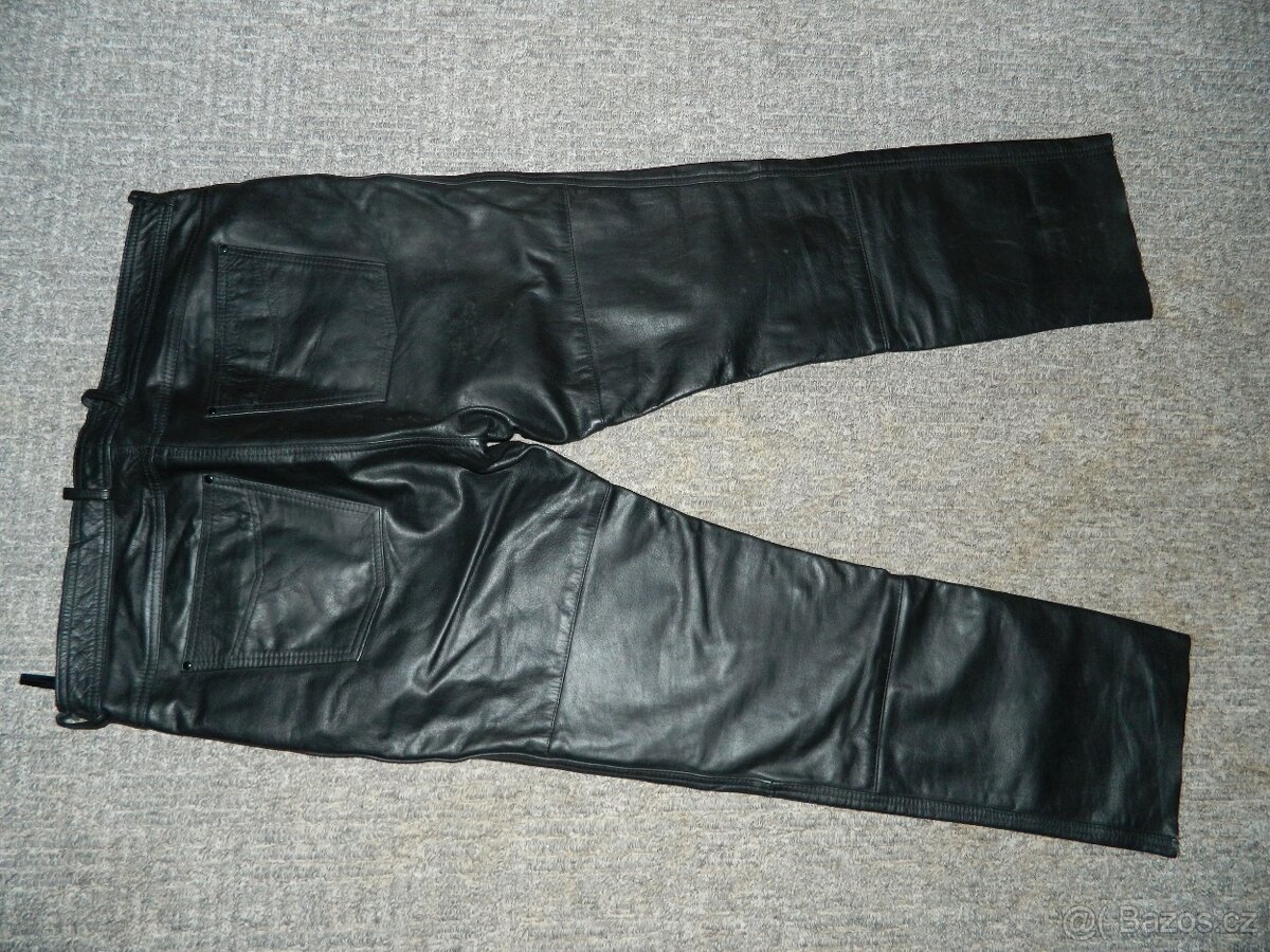 Kožené kalhoty - velikost 58 - 2