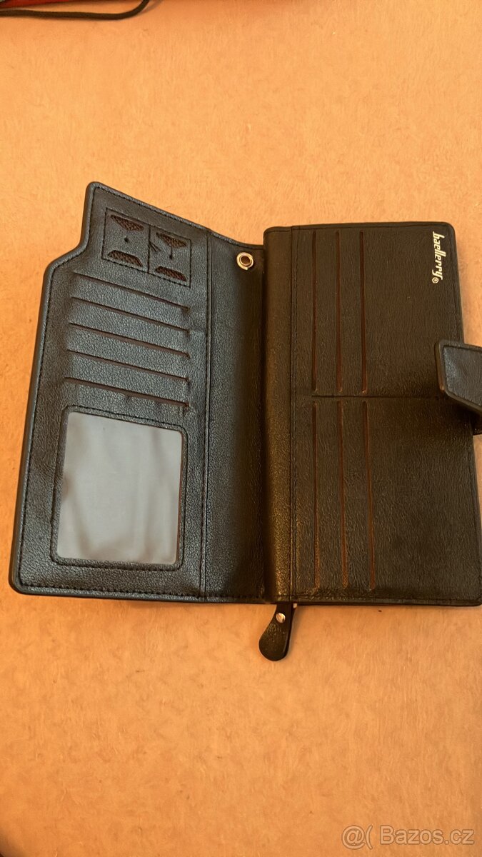 PÁNSKÁ PENĚŽENKA DLOUHÁ MOSES ČERNÁ BAELLERRY - 2