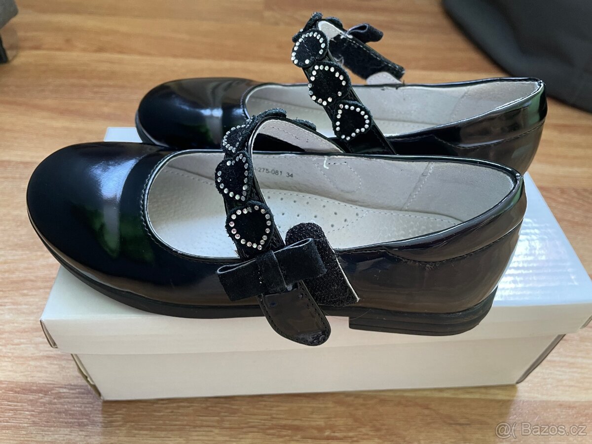 Společenské boty zn. Effe Tre - vel. 34 - 2