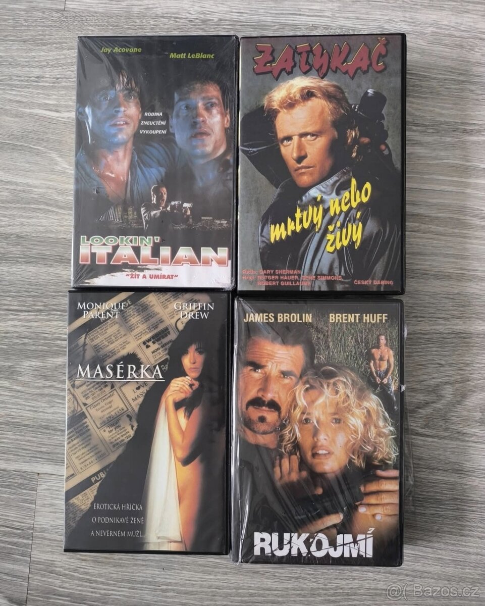 Videokazety nové - 2