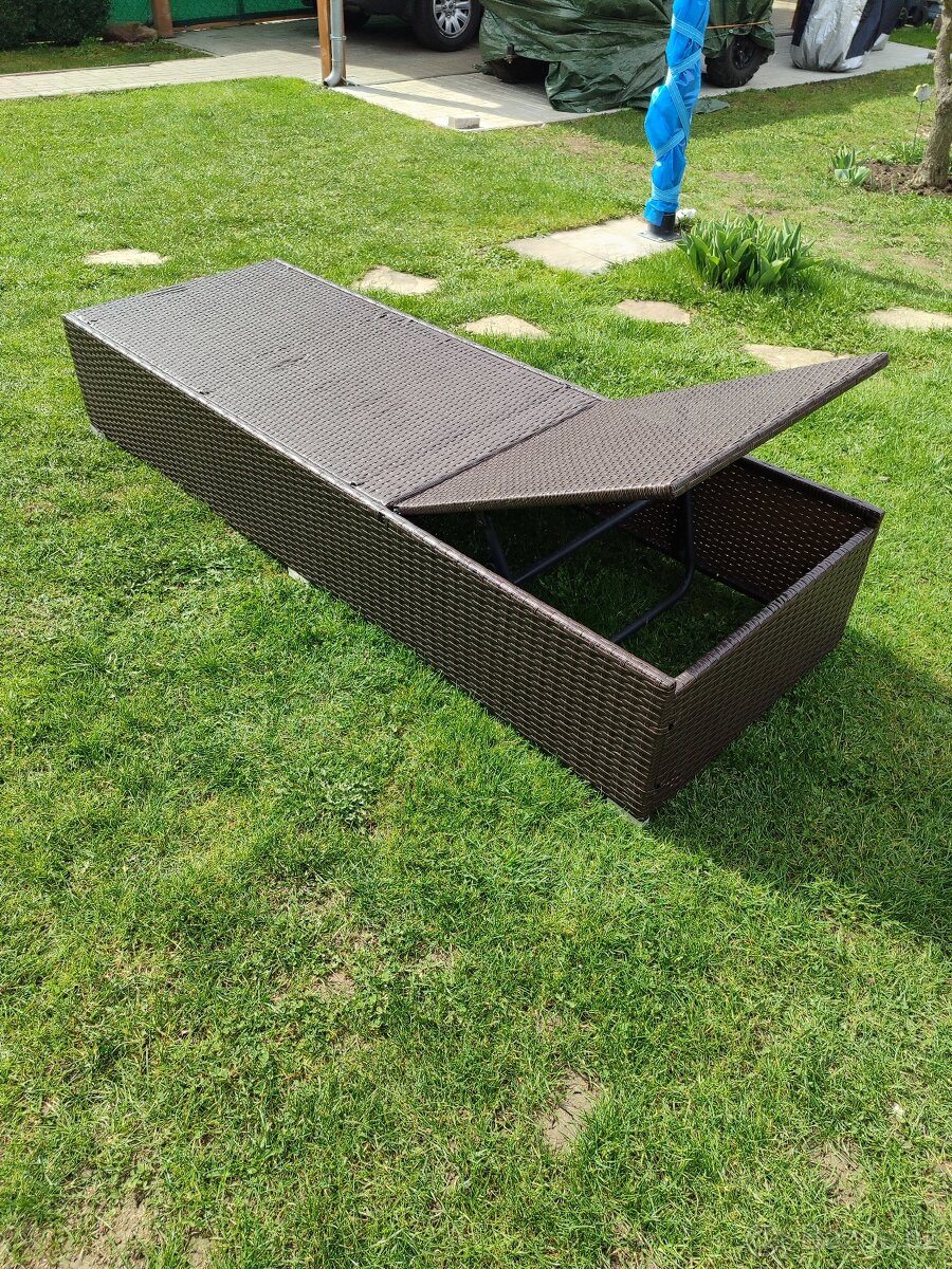 Ratanové lehátko - 2