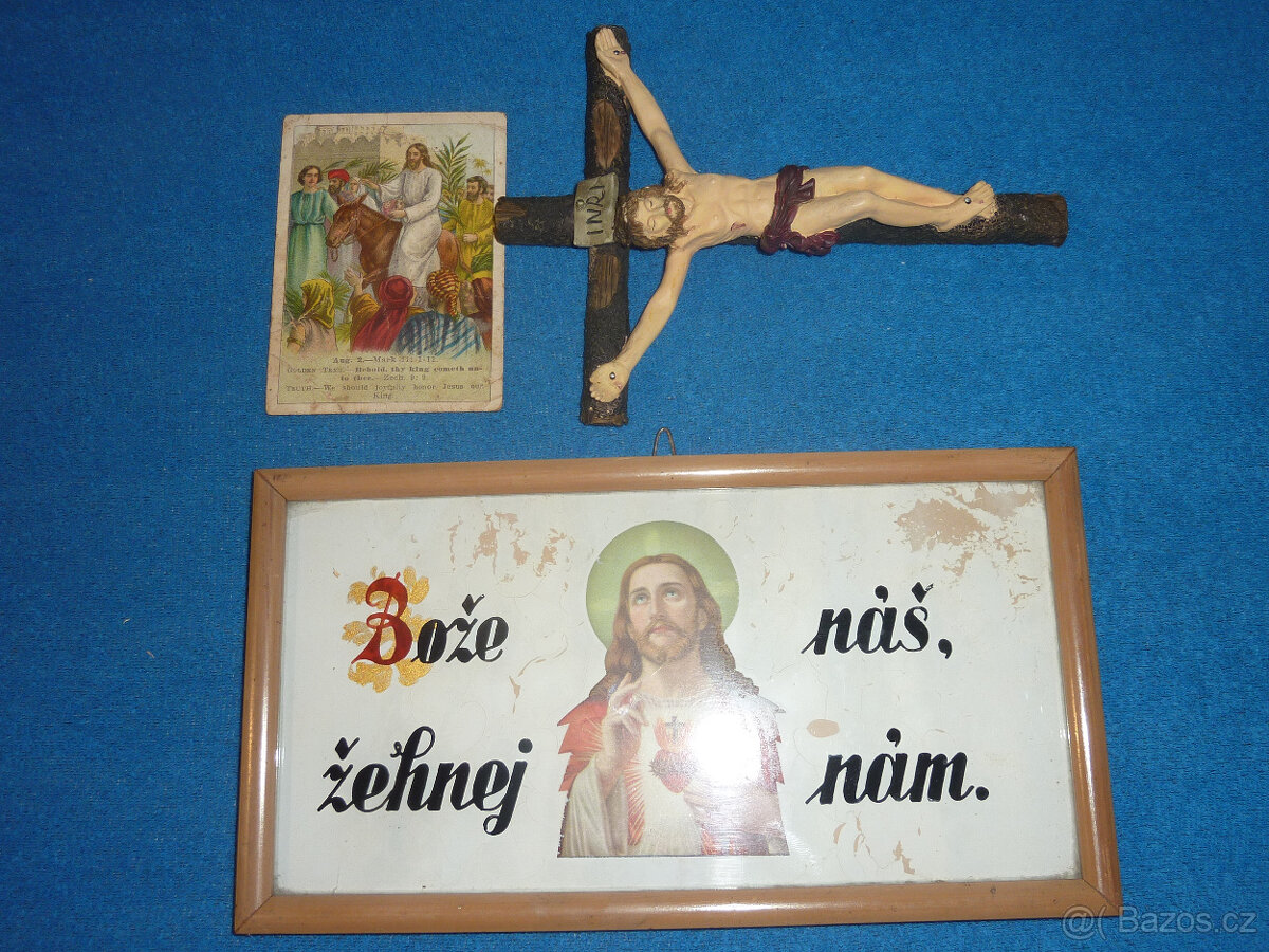 Svatý obrázek , kříž . - 2