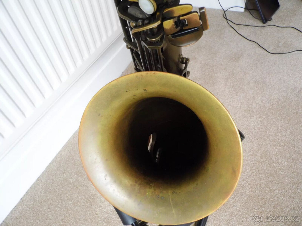 TREVOR JAMES RAW SIGNATURE CUSTOM BARE BRASS TENOR SAX & BAR - 2