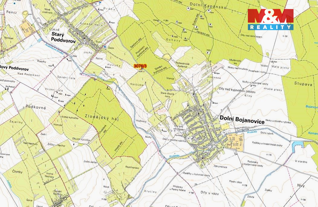 Prodej komerčního pozemku, 35 m², Dolní Bojanovice - 2