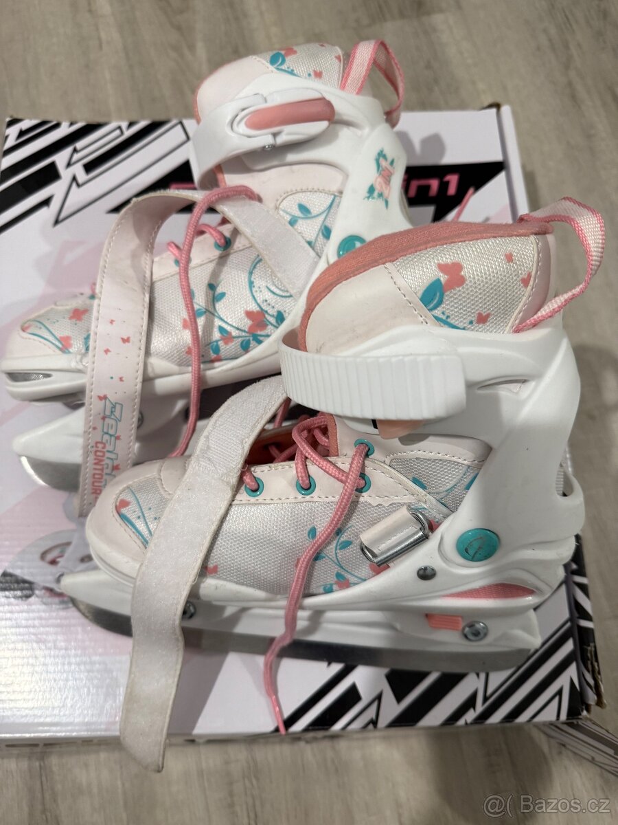 Dětské rostoucí brusle 2v1 - 2