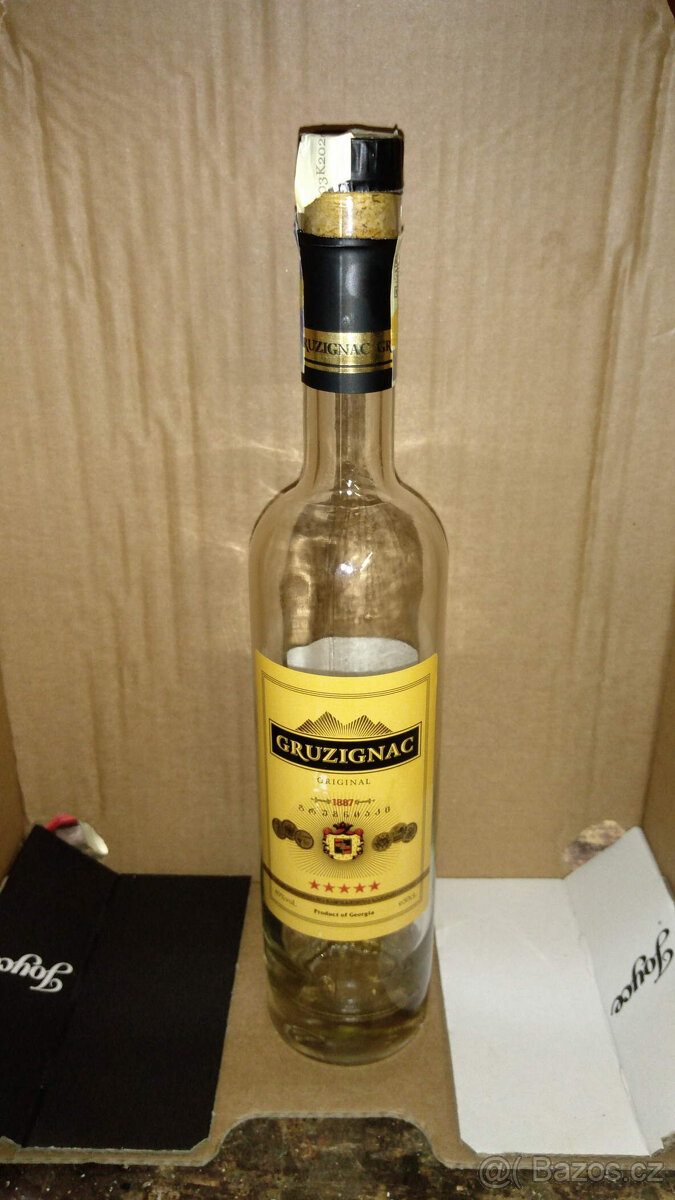 SKLENĚNÉ LAHVE 0,5L NA SIRUPY, SLIVOVICI ATD. - 2