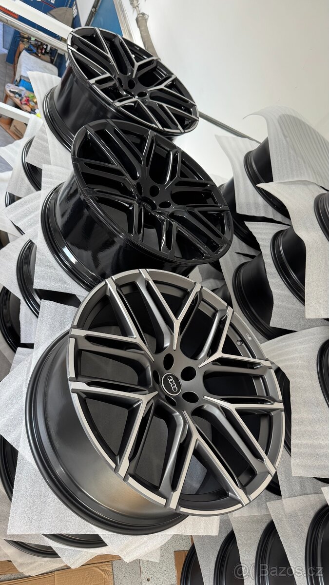 Kola Audi RS Q8 23" / černá NOVÉ - možnost s pneu - 2