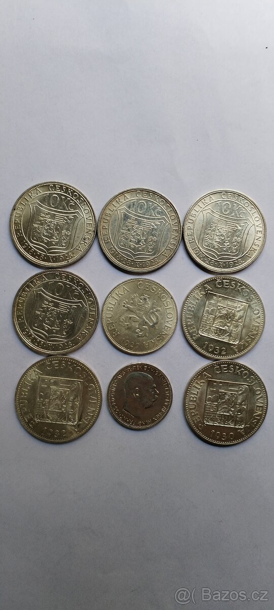 Stříbrné mince - 2